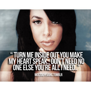 Aaliyah Quote