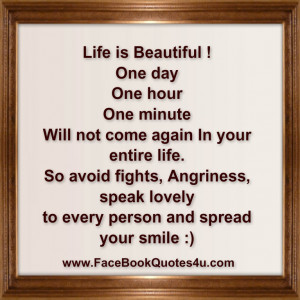 Life is Beautiful !