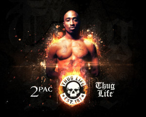 Description: The Wallpaper above is 2pac thug life Wallpaper in ...