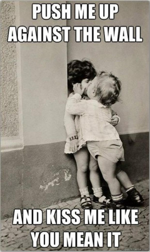 funny kisses, funny kids