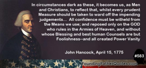 Quotes by John Hancock