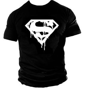 Superman-T-SHIRT-Beast-Mode-Casual-Gym-Wear-workout-training-clothes ...