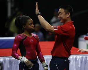 liang chow and gabby douglas heather maynez liang chow and gabby ...