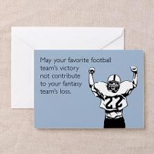 Fantasy Football Greeting Card for