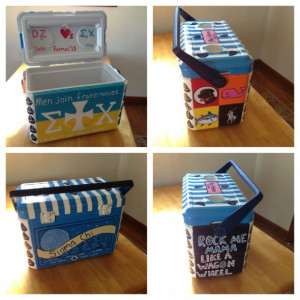 My perfect cooler for my perfect date! Delta Zeta and Sigma Chi. TSM.