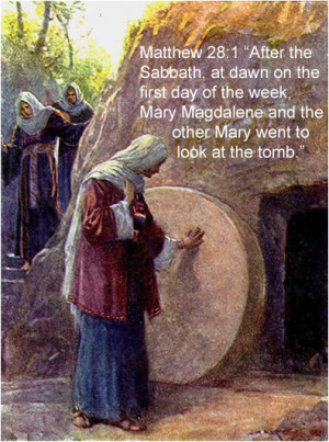 He received medicine and massaging from Mary Magdalene and others ...