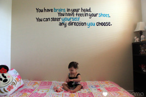 So you wanna paint a quote mural on your wall?