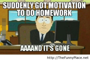 Motivation to do homework