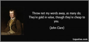 Throw Away Quotes Positive Outlooks Blog Picture