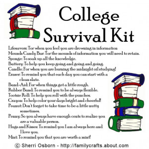 college survival kit for guys - Google Search totes sending this to my ...