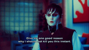 Johnny Depp- Barnabas Collins Angelique animated GIF