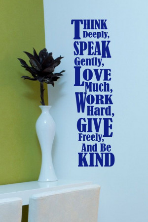 Inspirational wall quotes vinyl graphics decal 11 X 37 - Back to ...