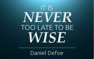 Daniel Defoe quote.