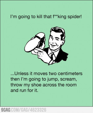 Funny Quotes About Killing Spiders http://everythingfunny.org/funny ...