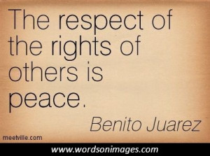 Benito juarez quotes