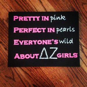 Delta Zeta canvas would be cute in pink and green! @Bethany Gray ...
