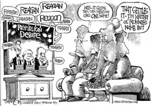 Back > Gallery For > Reagan Political Cartoon