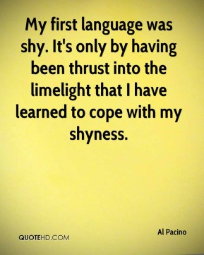 Quotes About Being Shy