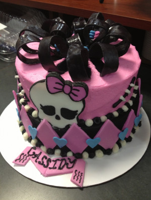 Monster High Cake And Cupcakes