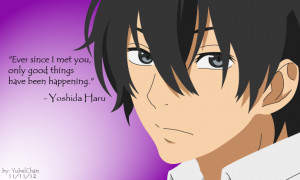 My Little Monster Haru Quote