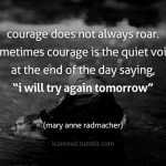 If you’re tired of starting over, stop giving up