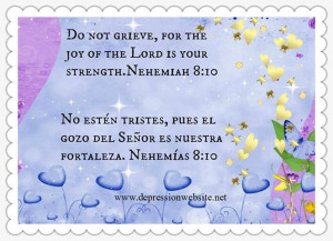 Bible quotes about faith Nehemiah 8 10