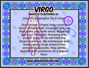 Virgo - How To Apologize To A Virgo