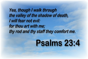 Bible Quote - Psalms 23-4