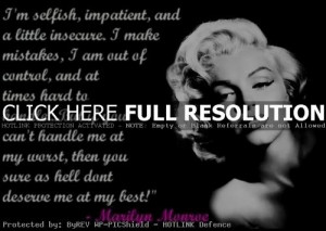 brainy, Marilyn Monroe Quotes and Sayings, wise, meaningful