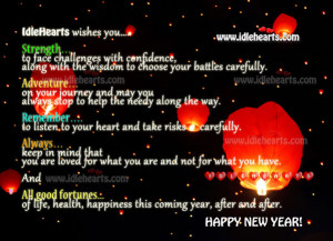 Confidence, Good, Happiness, Happy New Year, Heart, Journey, Life ...