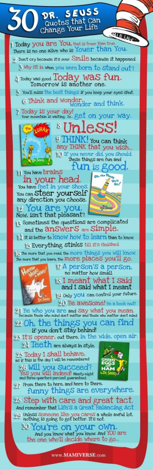30 Dr. Seuss quotes that can change your life - Click image to find ...