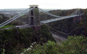 Clifton Suspension bridge in Bristol : Isambard Kingdom Brunel did not ...