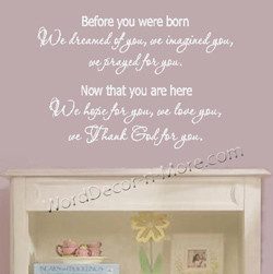 wall stickers baby quotes for nursery