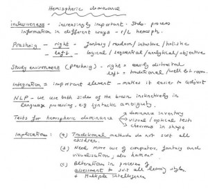 Note Taking Examples