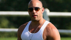 ... Dominic Toretto (Vin Diesel) in the flesh. Photo from the Vin Diesel