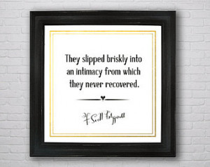Scott Fitzgerald Quote Print, Th is Side of Paradise, Love Quote ...