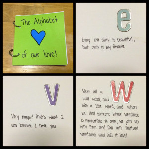 Alphabet of our love book! Quote and memories!: Alphabet Of Our Love ...