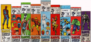 Marvel Comics Group cover boxes, circa 1967-1971 (x-post /r ...