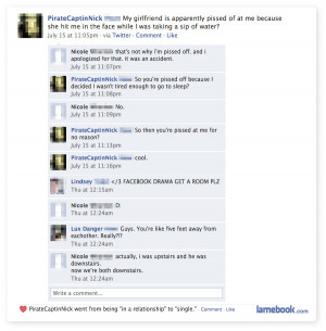 ha ha ha classic facebook drama