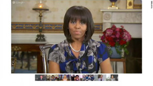 of the “Let’s Move” campaign, First Lady Michelle Obama ...
