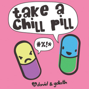 David & Goliath Tees - Take A Chill Pill (Boxers)