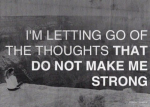 No more negative thoughts.