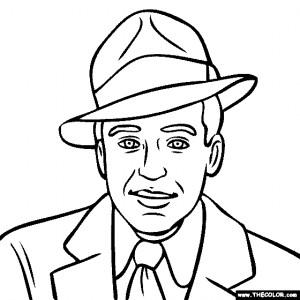 langston hughes colouring pages