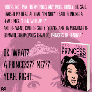 August Book of the Month: The Princess Diaries by Meg Cabot