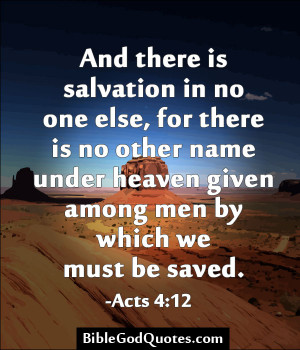 No Other Name – Acts 4 – Sermon – 1/6/2014