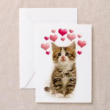 Funny Kitten Valentine's Day Card for