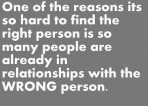Finding Mr. Right is difficult...