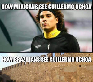 Brazil vs Mexico game star Mexico goalkeeper Guillermo Ochoa