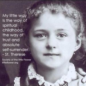 Saint Therese quote