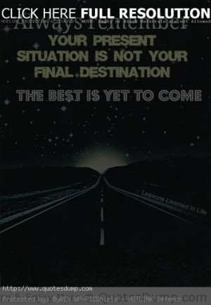 Not Your Final Destination Inspirational Quotes Pictures daily Quotes ...